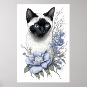 Poster Chat de Siamese