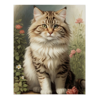 Poster Chat de Sibérie