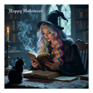 Poster Chat de sorcière