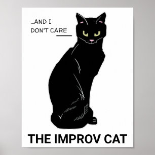 Poster Chat D'improvisation Drôle : Oui, Et... Je m'en fi