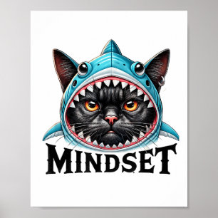 Poster Chat Drôle, Citation Motivationnelle De Mentalité,