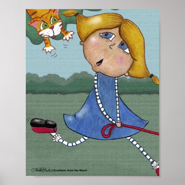 Poster Chat effrayant (Devant)