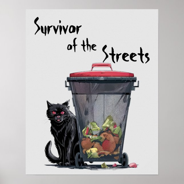 Poster Chat errant (Devant)