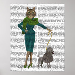 Poster Chat et caniche