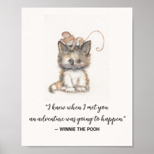 Poster chat et souris