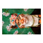 chat Frida avec fleurs