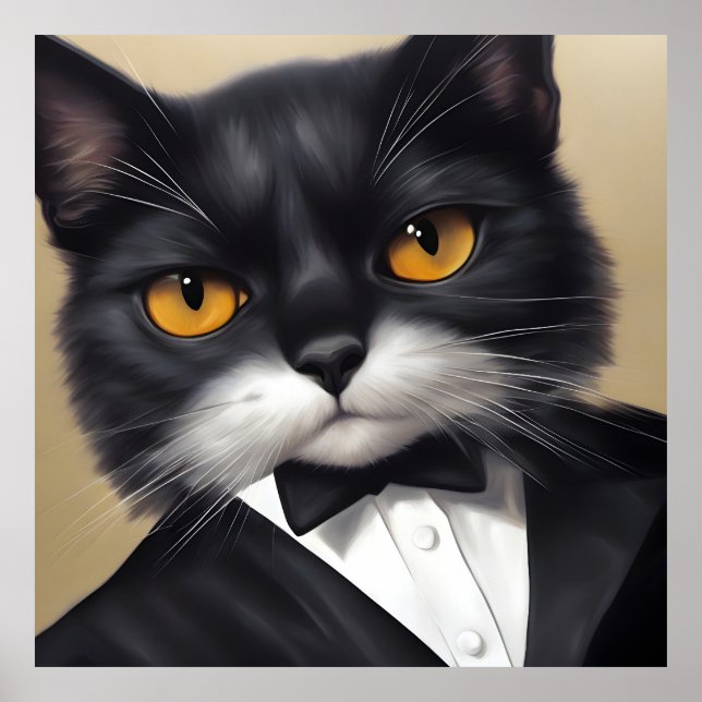 Poster Chat intelligent (Devant)