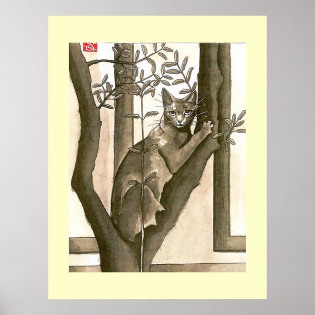 poster chat japonais (Front)