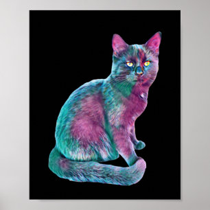 Poster Chat Kitten Cute Fourrure Nez Animaux Amusants