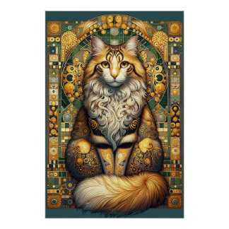 Poster Chat Klimt1