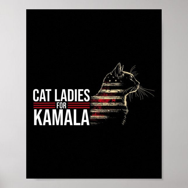 Poster Chat Ladies Pour Kamala (Devant)