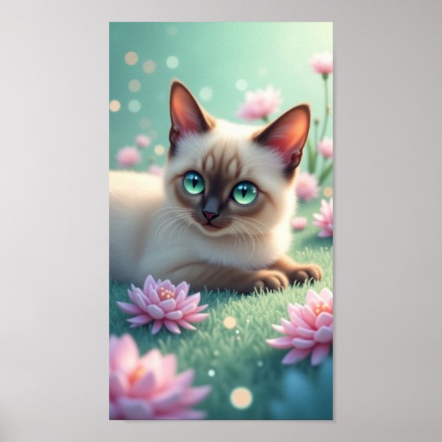 Poster Chat mignon (Devant)