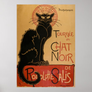 Poster Chat noir de ~ Noir de conversation