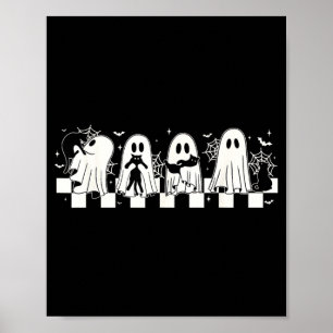 Poster Chat noir fantôme Halloween Fantôme Halloween Épou