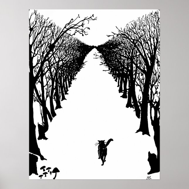 Poster Chat noir, Kipling Rudyard (Devant)