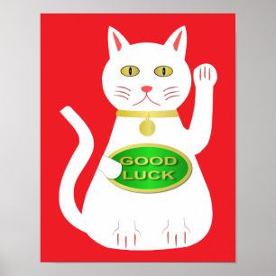 Poster Chat Oriental Lucky