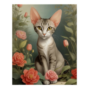 Poster Chat Oriental Shorthair