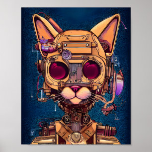 Poster Chat robotique