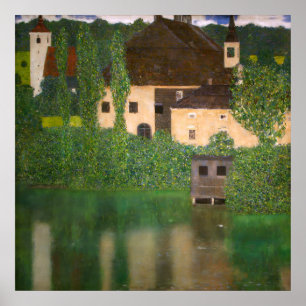 Poster "Château avec douves"  Château d'eau par Gustav Kl