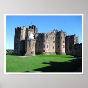Poster Château d'Alnwick, Northumberland, Angleterre