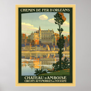 Poster Chateau d'Amboise