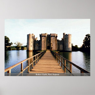 Poster Château de Bodiam, Kent, Angleterre
