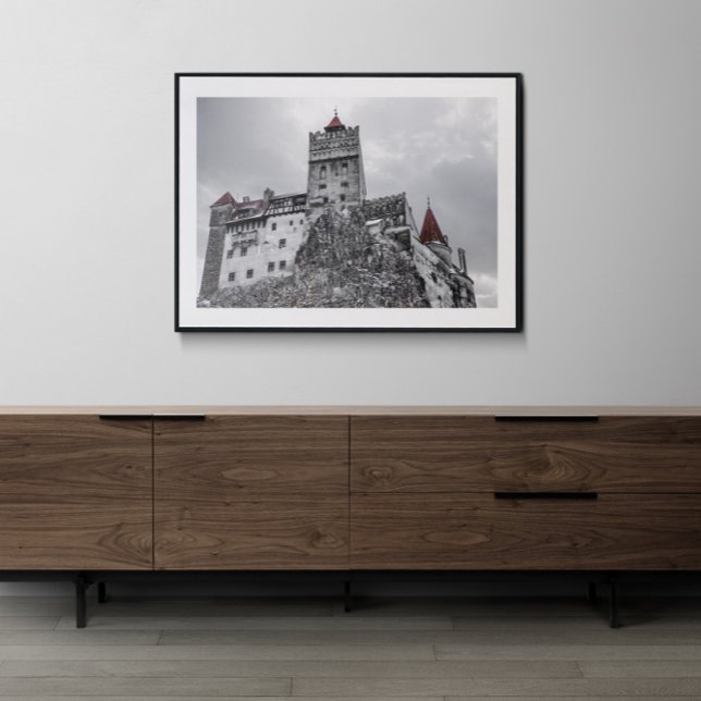 Poster Château de Bran - Une merveille gothique, Château  (Créateur téléchargé)