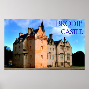 Poster château de brodie