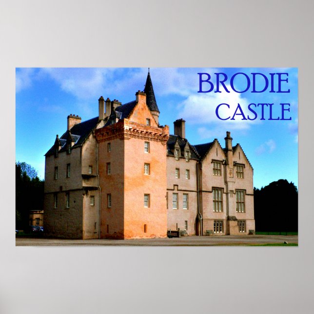 Poster château de brodie (Devant)