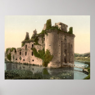 Poster Château de Caerlaverock, copie archivistique de
