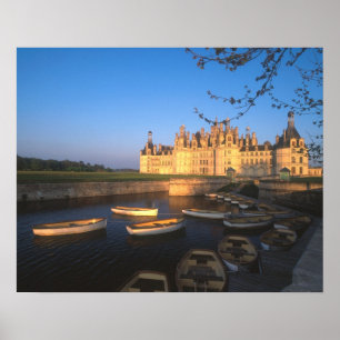 Poster Château de Chambord, Vallée de la Loire, Loir-et-C