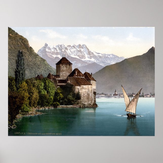 Poster Château de Chillon (Devant)