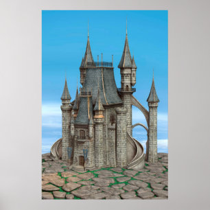 Poster Château de Conte de Fées