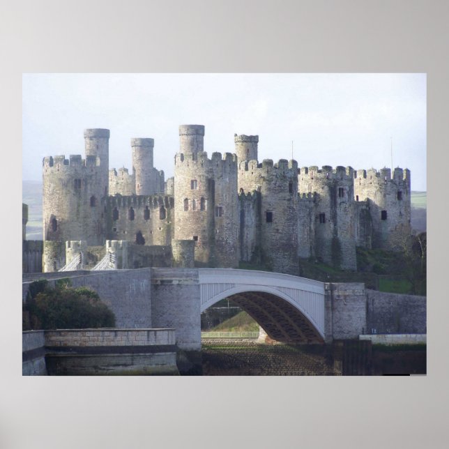 POSTER CHÂTEAU DE CONWY (Devant)