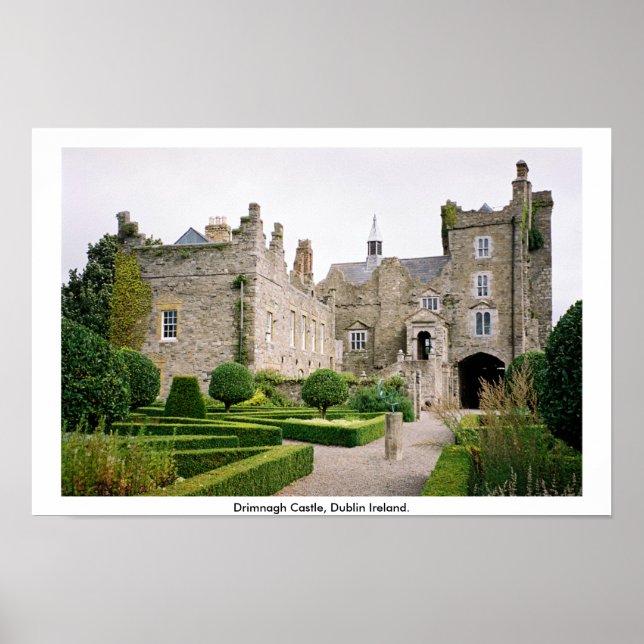 Poster Château de Drimnagh, Dublin Irlande (Devant)