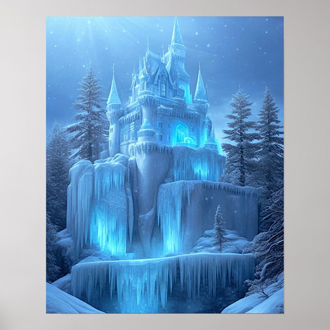 Poster Château de glace des rêves gelés (Devant)
