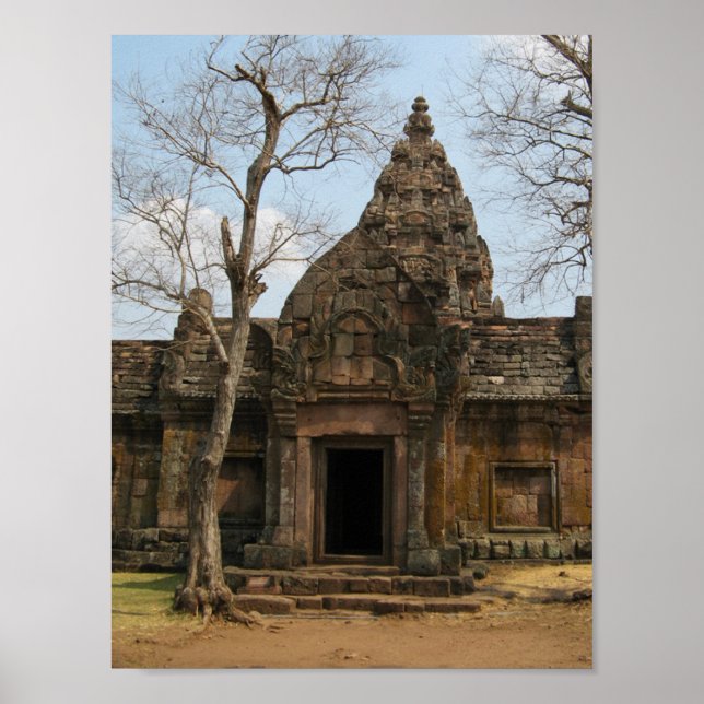 Poster Château de Khmer ... Buriram, Isaan, Thaïlande (Devant)