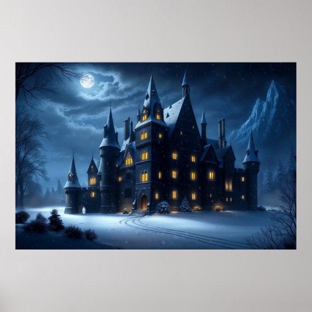 Poster Château de la nuit froide Hollow (Devant)