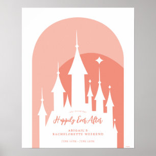 Poster Château de la Princesse Disney Rose Enterrement de