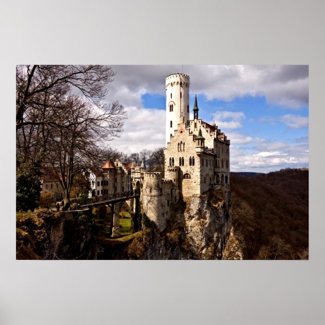 Poster Château de Lichtenstein Schloss Lichtenstein (Devant)