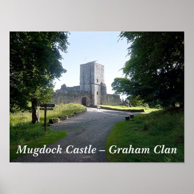 Poster Château de Mugdock - Graham Clan (Devant)