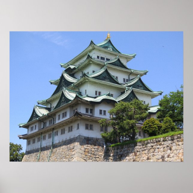Poster Château de Nagoya Japon (Devant)