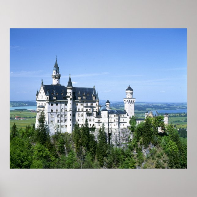 Poster Château de Neuchwanstein Bavaria (Devant)