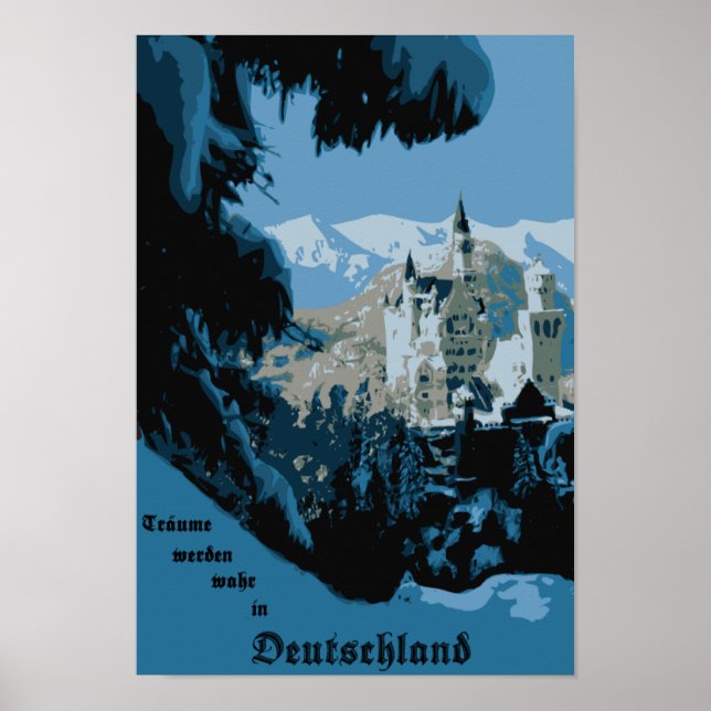 Poster Château de Neuschwanstein (Devant)