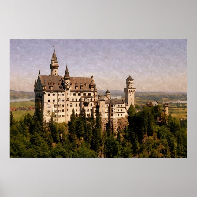 Poster Château de Neuschwanstein (Devant)
