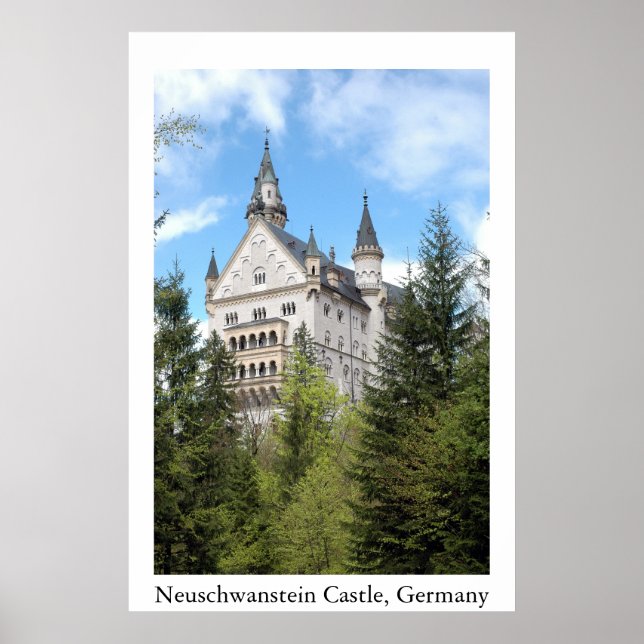 Poster Château de Neuschwanstein (Devant)