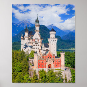Poster Château de Neuschwanstein Allemagne