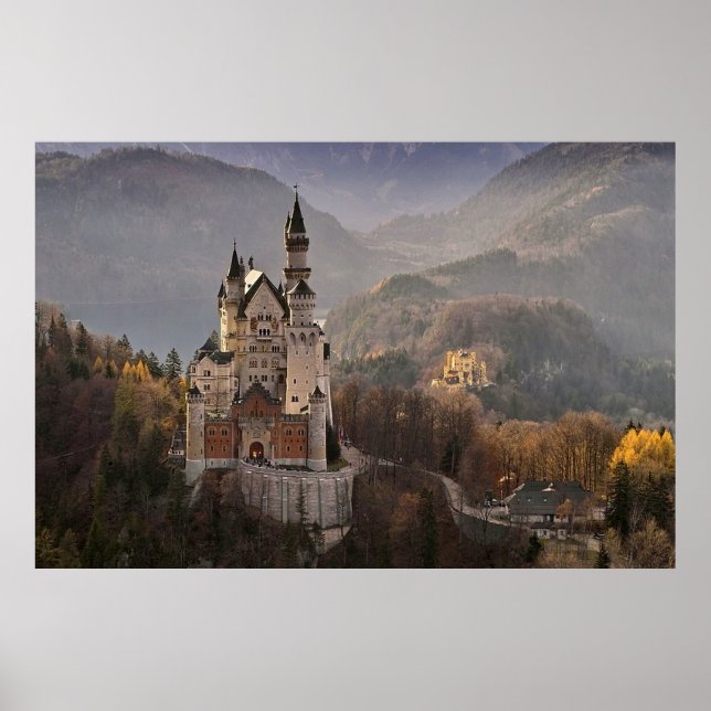 Poster Château de Neuschwanstein Allemagne (Devant)
