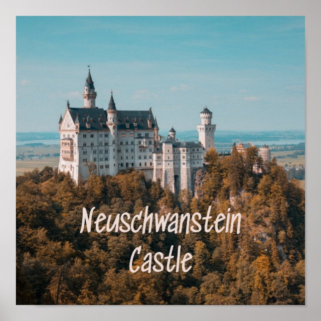 Poster Château de Neuschwanstein Allemagne (Devant)