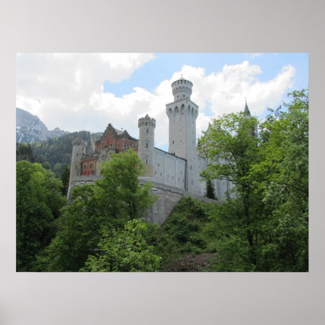 Poster Château de Neuschwanstein - Allemagne (Devant)